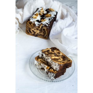 Mini cozonac keto cu nucă – fără zahăr și fără Gluten (450 g)